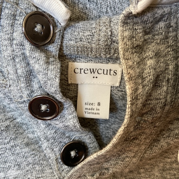 Crewcuts, jerseys hoodie in soft grey. Size 8 - Picture 3 of 4
